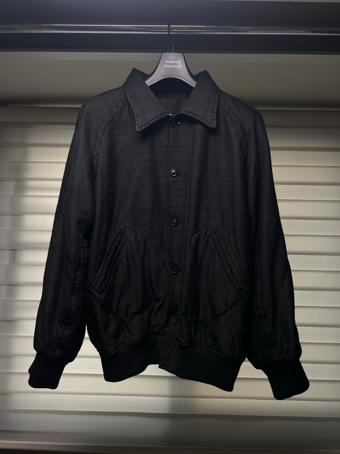 마르지엘라 실크 봄버 자켓 상품이미지3