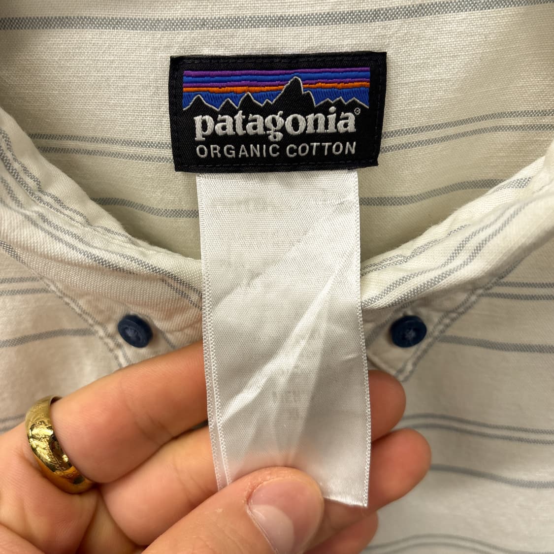 00s 파타고니아 멀티 스프라이트 옥스포드 버튼다운 반팔셔츠 N1246 상품이미지9