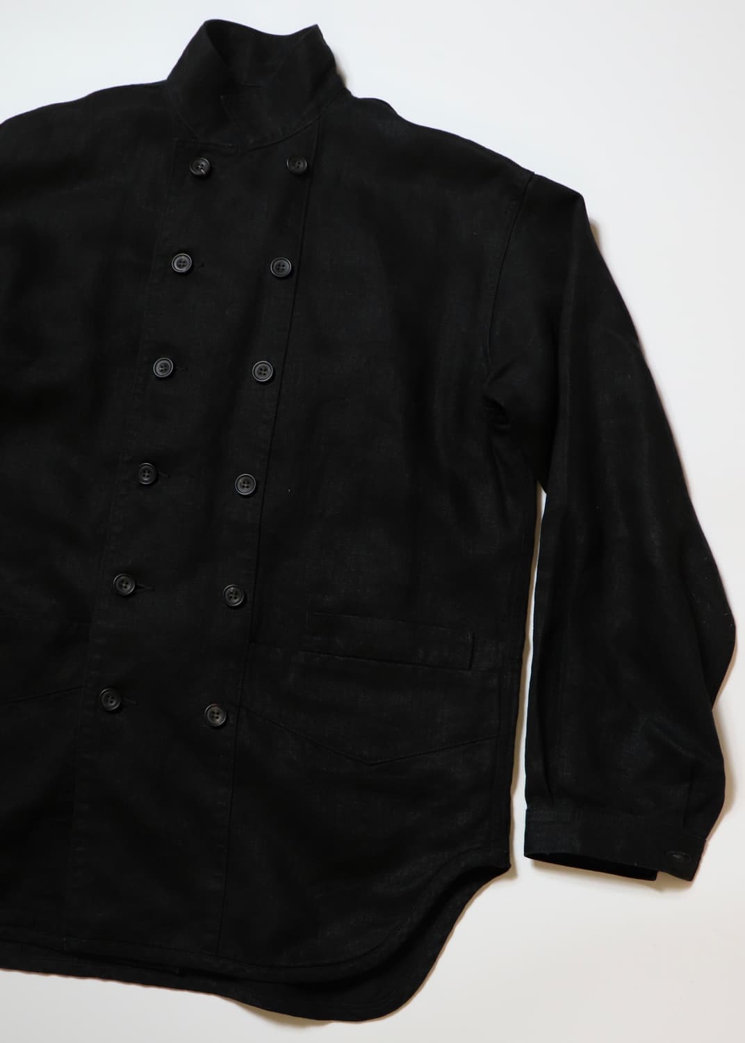 AUBERGE Double-Breasted Linen Shirt Jack 상품이미지4