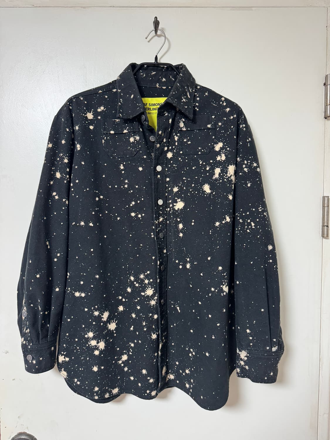 [46] 라프시몬스 스털링루비 투포켓 오버사이즈 셔츠 상품이미지2