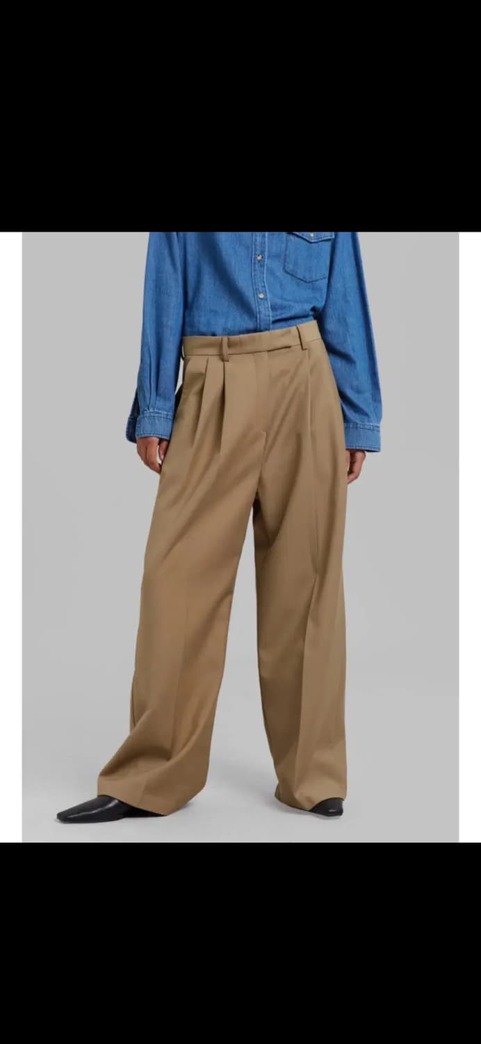 새상품 더프랭키샵 수트 팬츠 라떼  상품이미지2