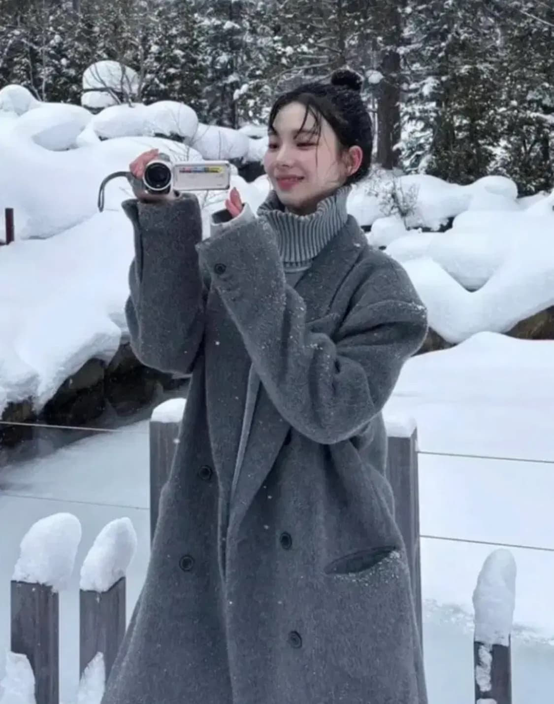 더 오유 카리나 오버사이즈 울 코트 상품이미지2