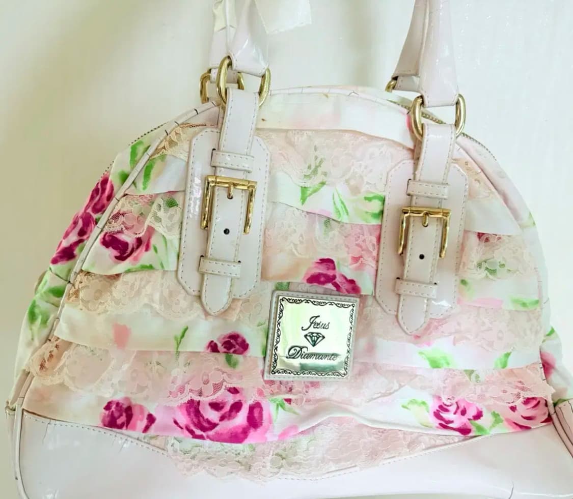 핀터깔) 지저스 디아망떼 플라워 레이스 숄더백 히메갸루 오네갸루 상품이미지1