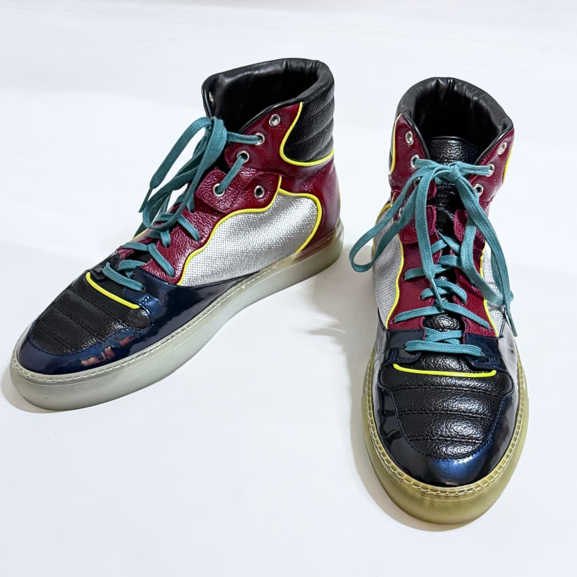 발렌시아가 멀티컬러 하이탑 스니커즈 42 상품이미지2