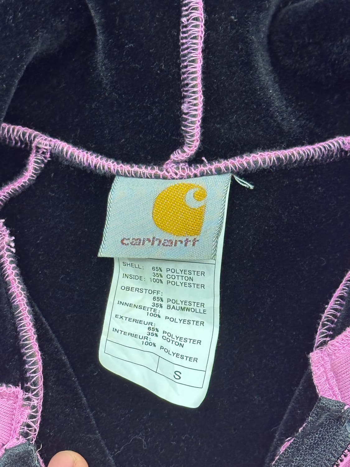 S)칼하트 여성 y2k 기모 후드집업 상품이미지4