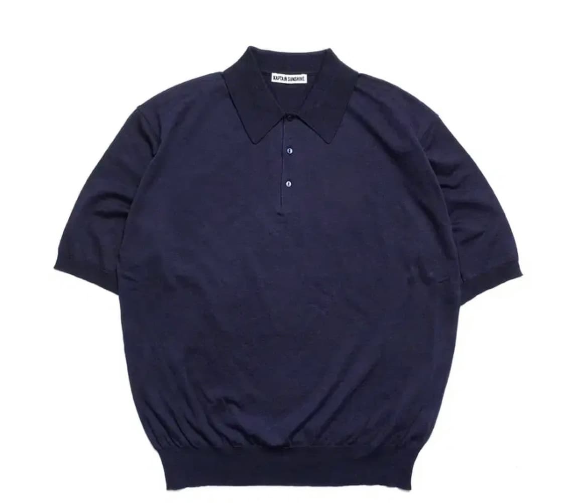 Kaptain sunshine cotton knit polo shirts 상품이미지1