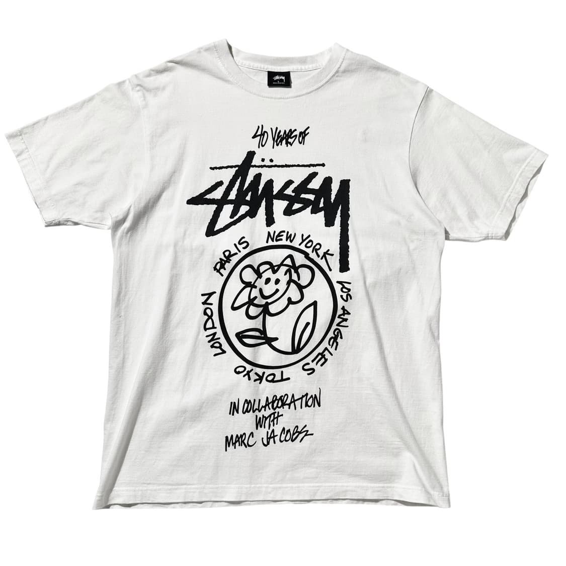 스투시 x 마크 제이콥스 40 월드투어 반팔 티셔츠 상품이미지1