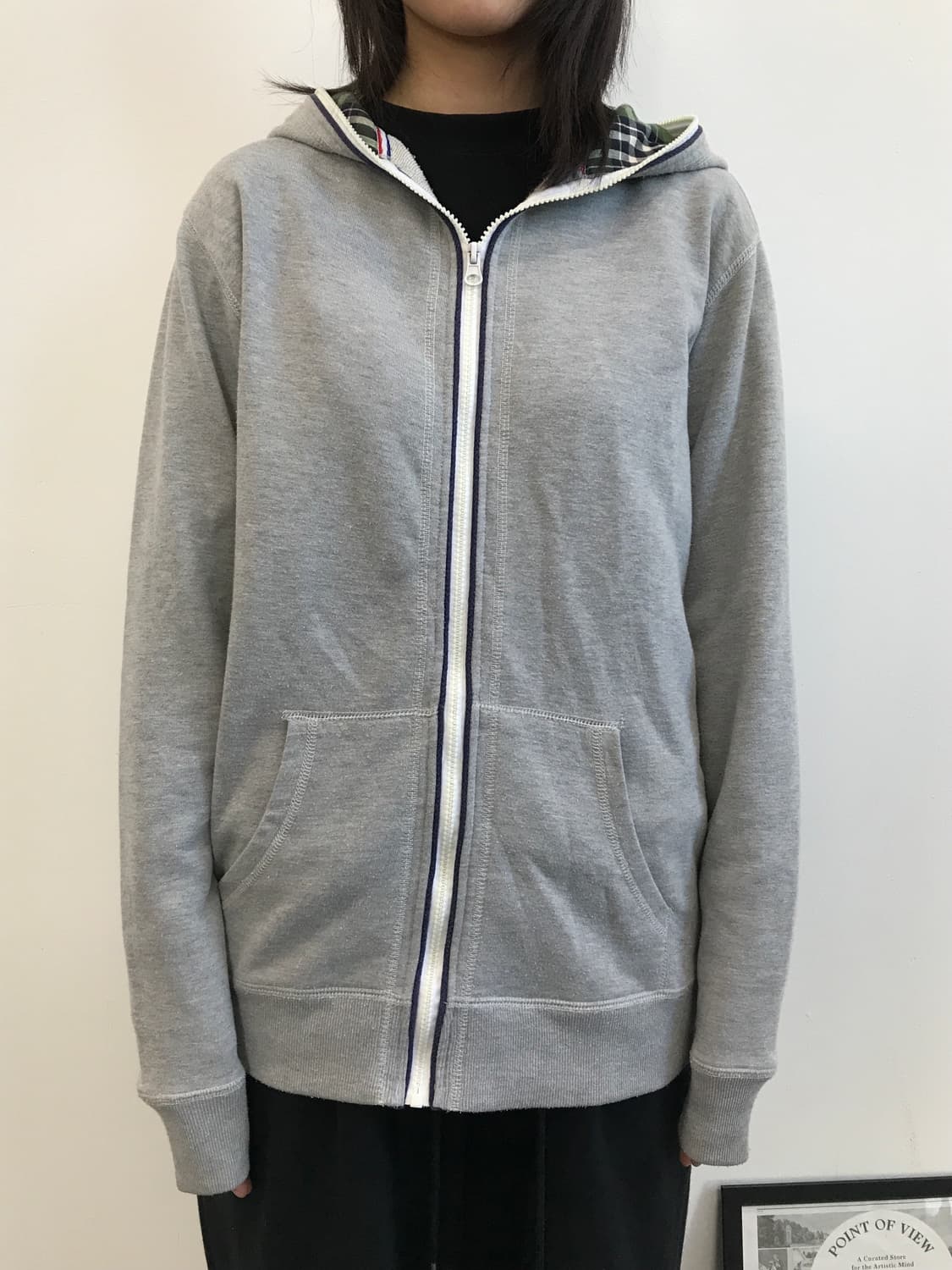Movenpick Check Lined Zip Hoodie 상품이미지2
