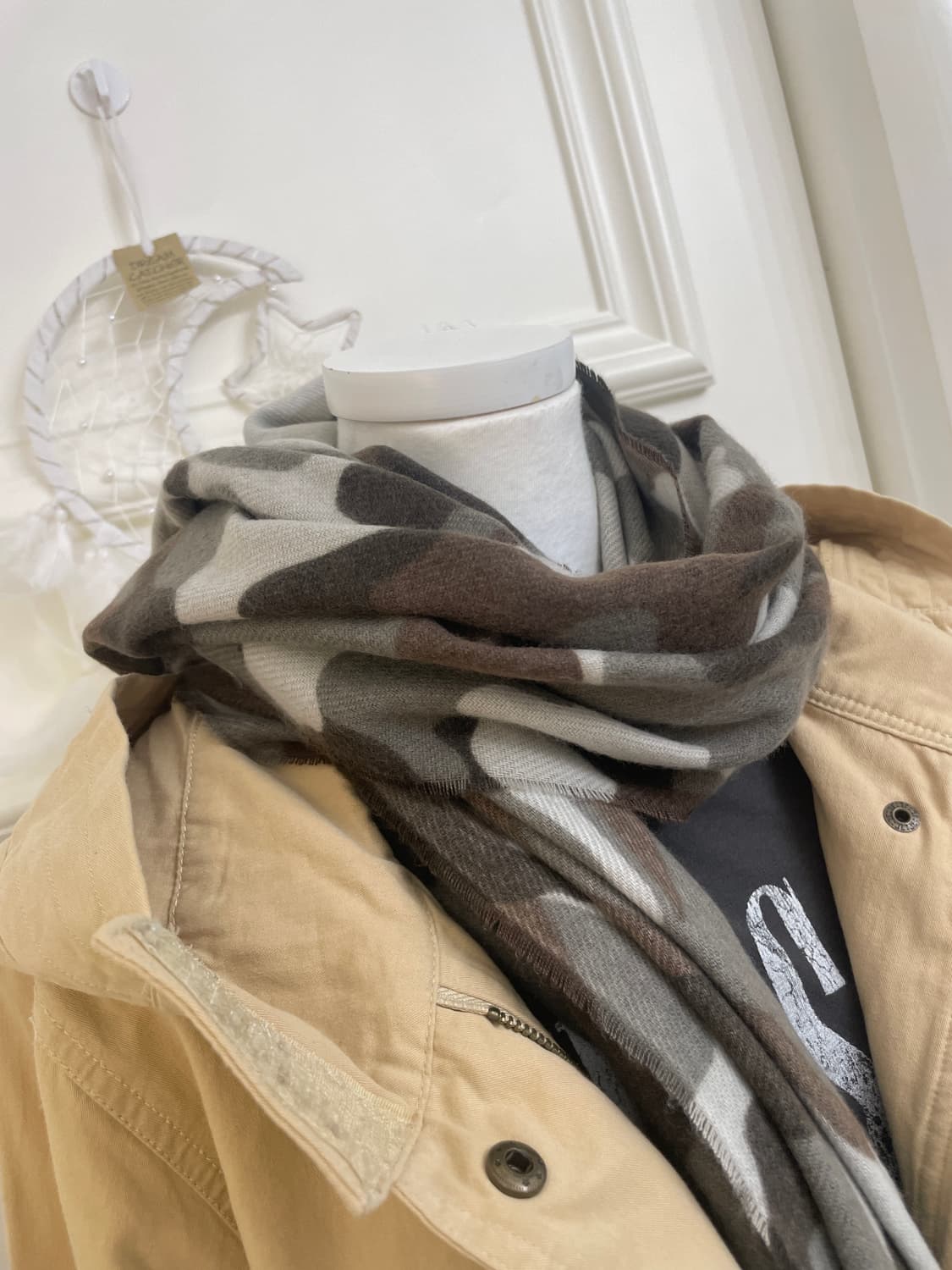 camo long warm scarf 상품이미지3