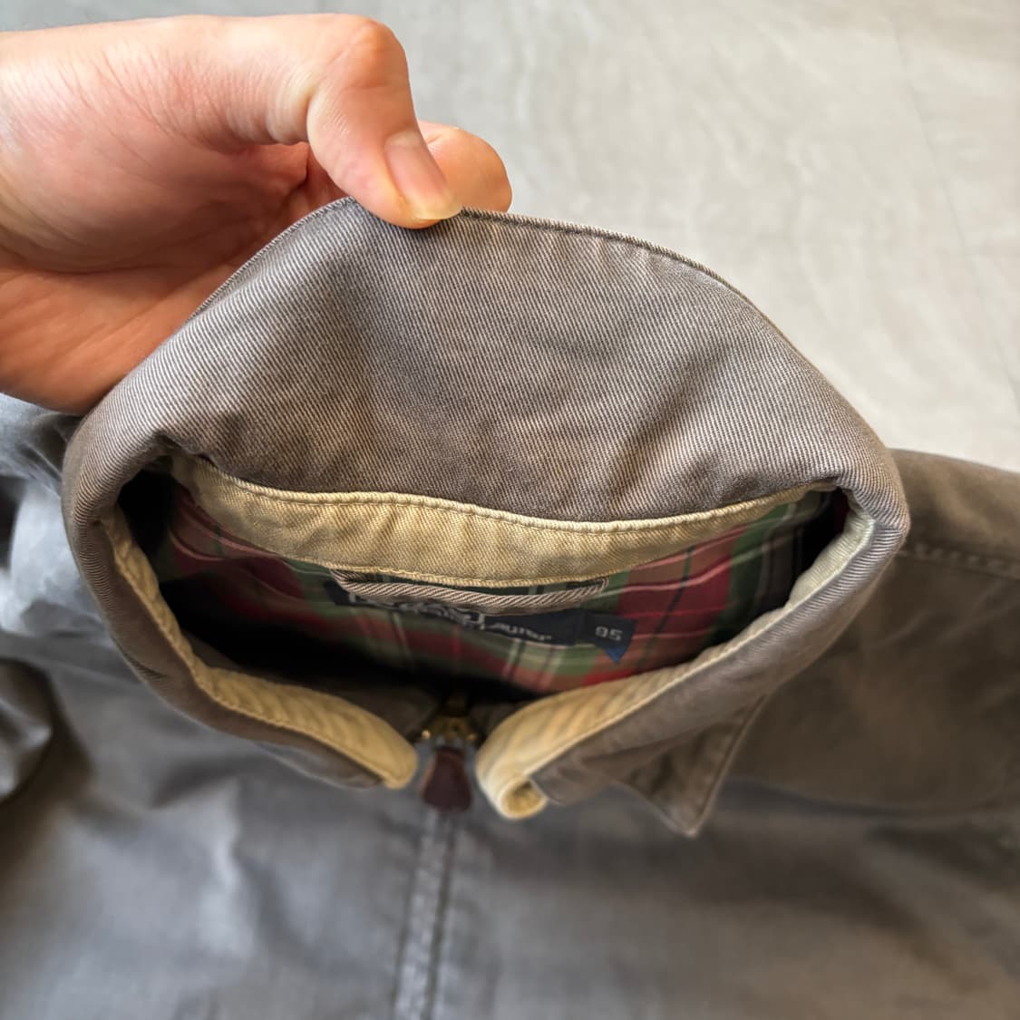 폴로 정품 그레이 스윙톱 자켓 상품이미지7