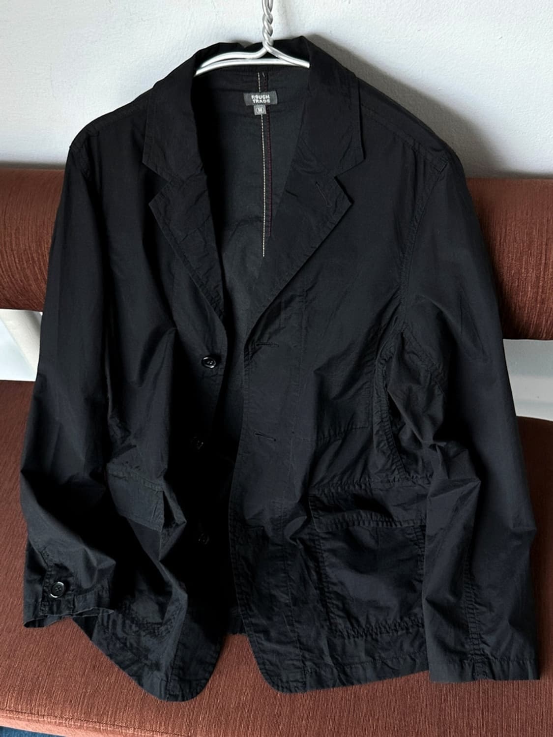 Washed cotton nylon 3B tailored jacket 상품이미지1