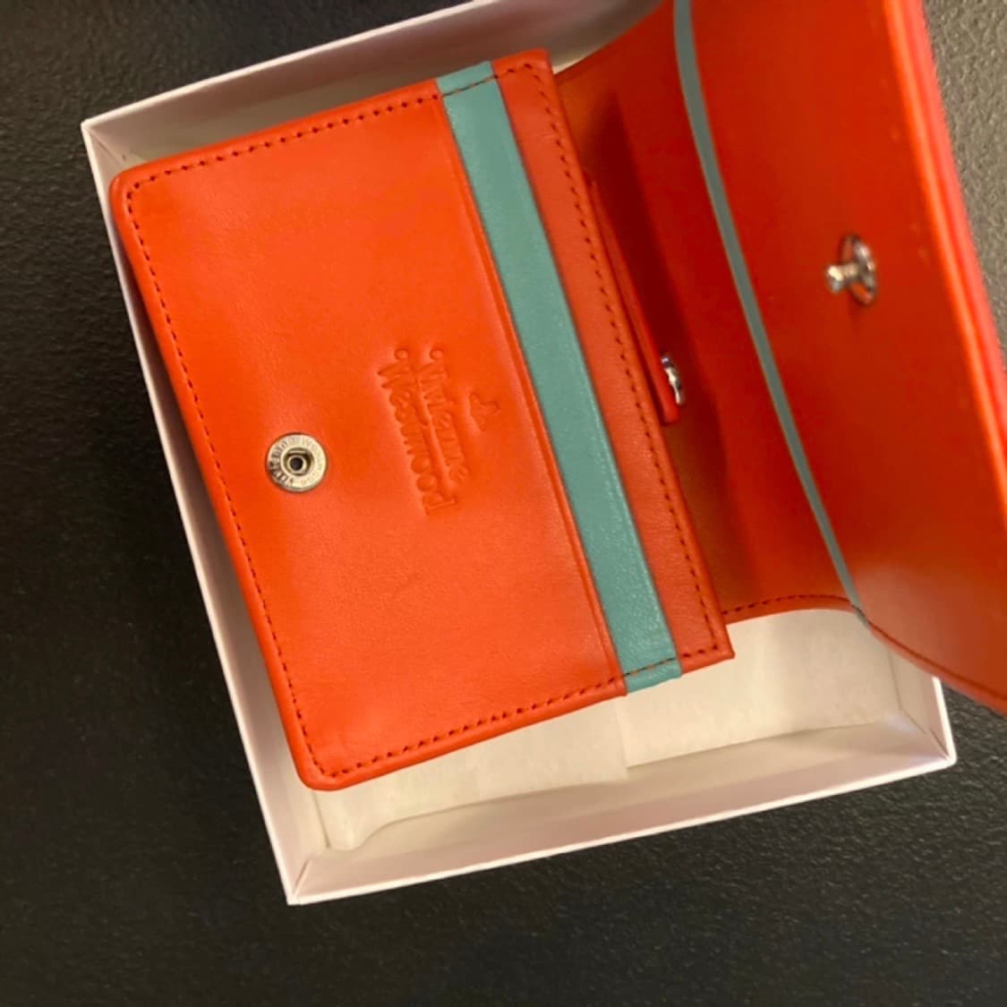 [새상품] 비비안웨스트우드 해피베어 레드 반지갑 상품이미지3