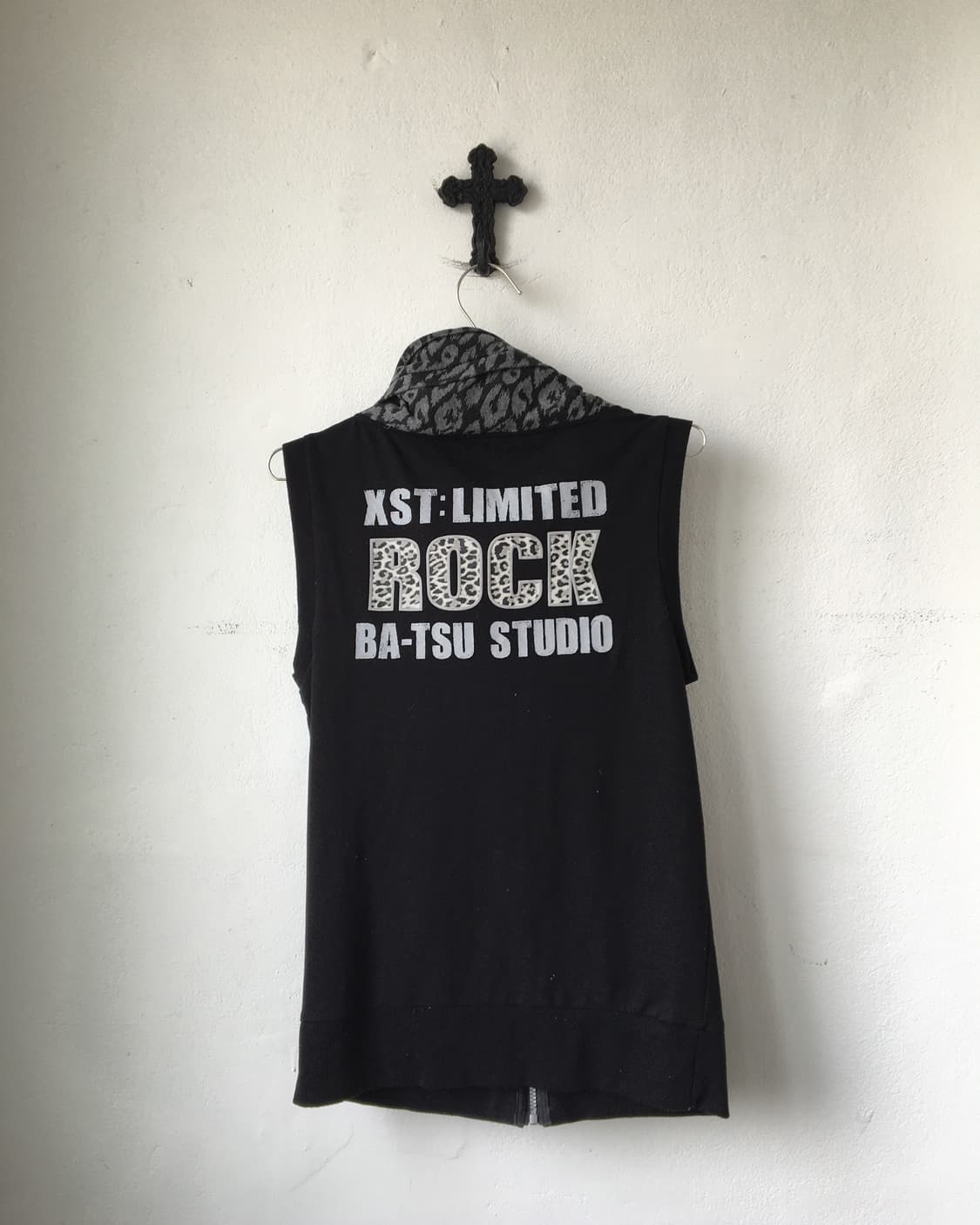 Bat su leopard pattern layered high neck 상품이미지3