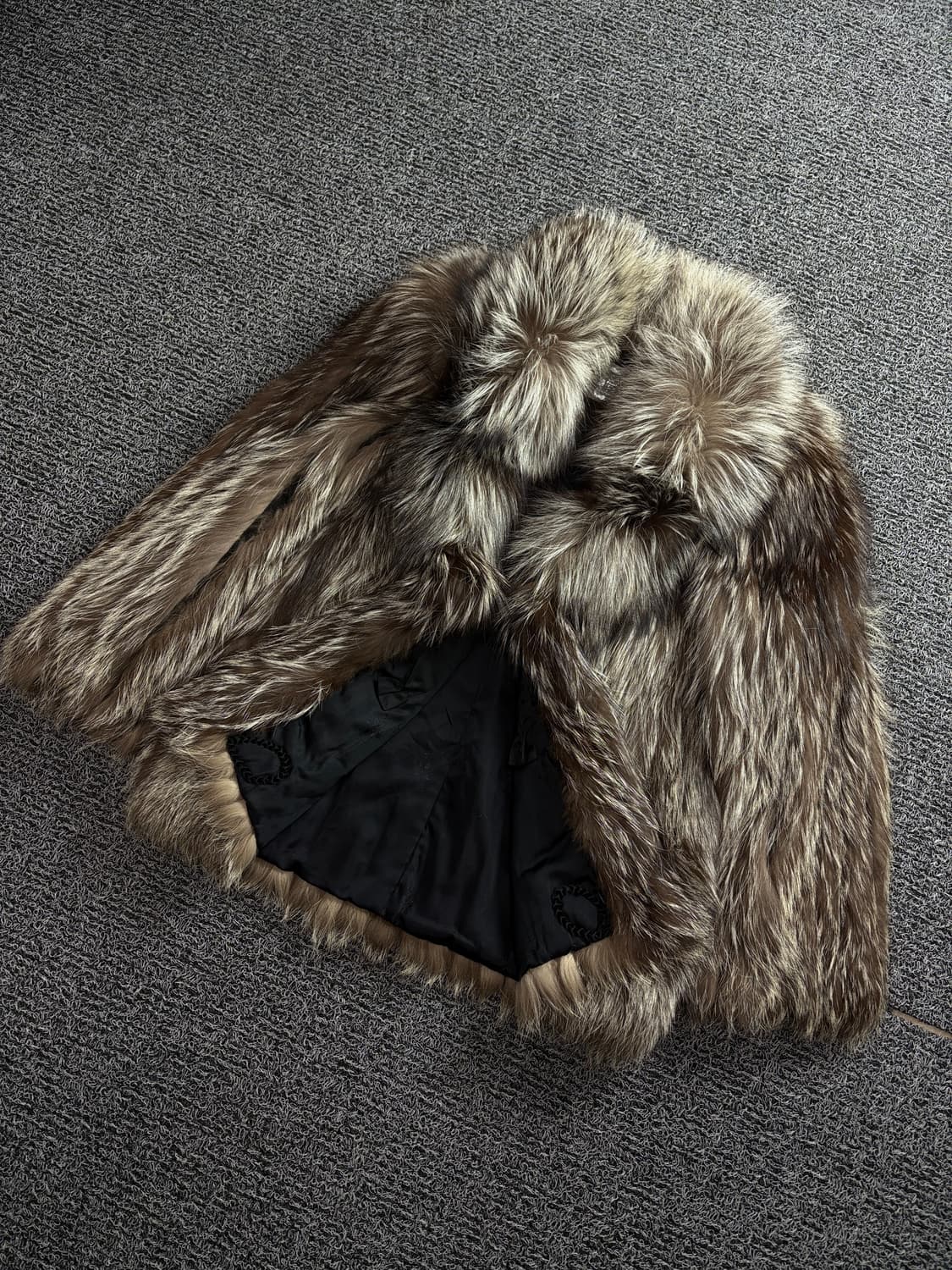 사가 폭스 리얼 폭스 퍼 밍크 하프 코트 1718 상품이미지1