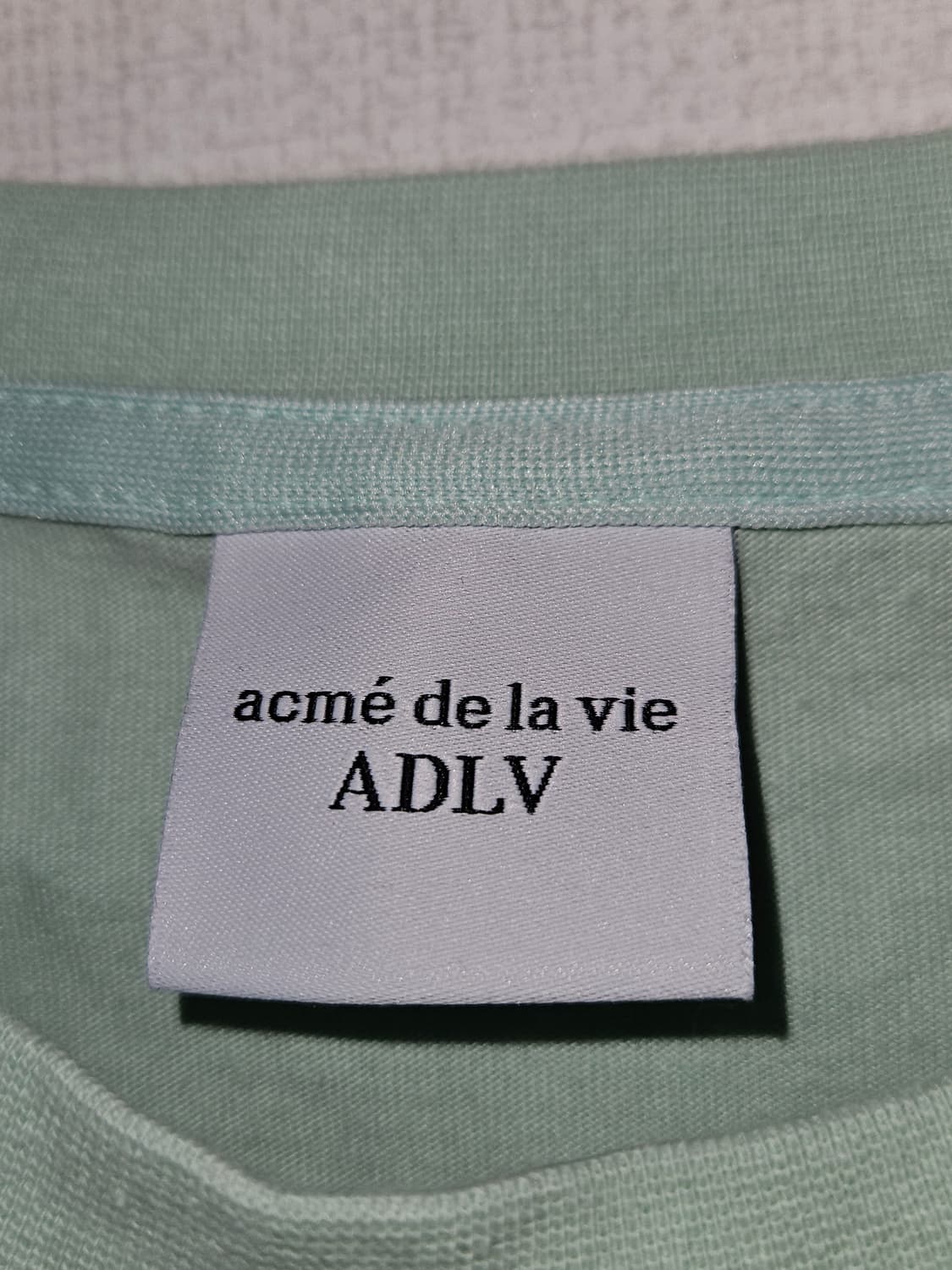 아크메드라비 크레용 반팔 티셔츠 민트 2사이즈 상품이미지2