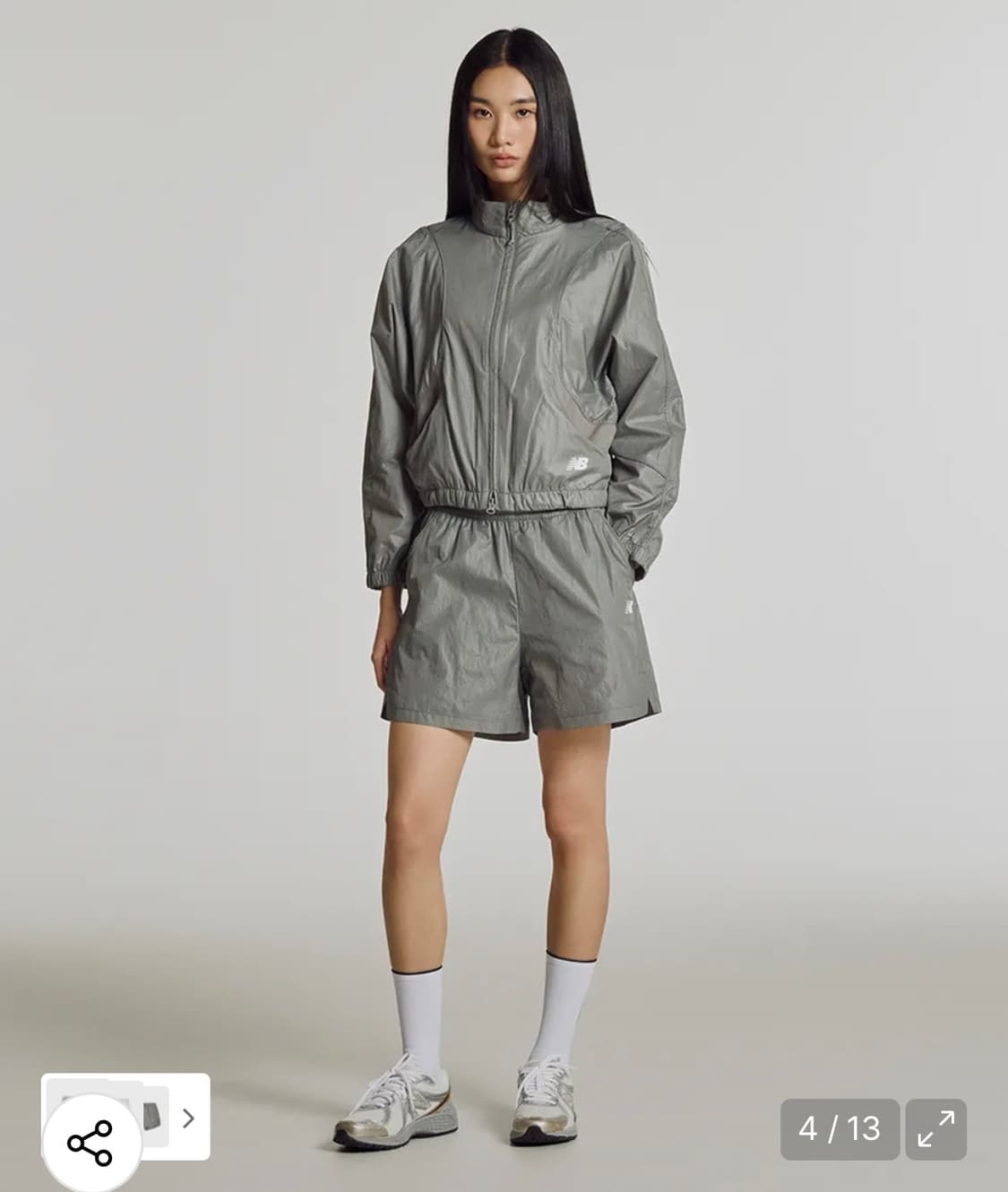 (새상품) 뉴발란스 신상 바람막이,반바지 셋업 (경량 우븐자켓/쇼츠) 상품이미지1