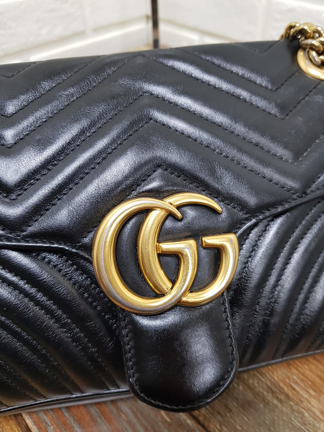 [정품] Gucci 구찌 마몽 마틀라세 체인백 스몰 상품이미지4