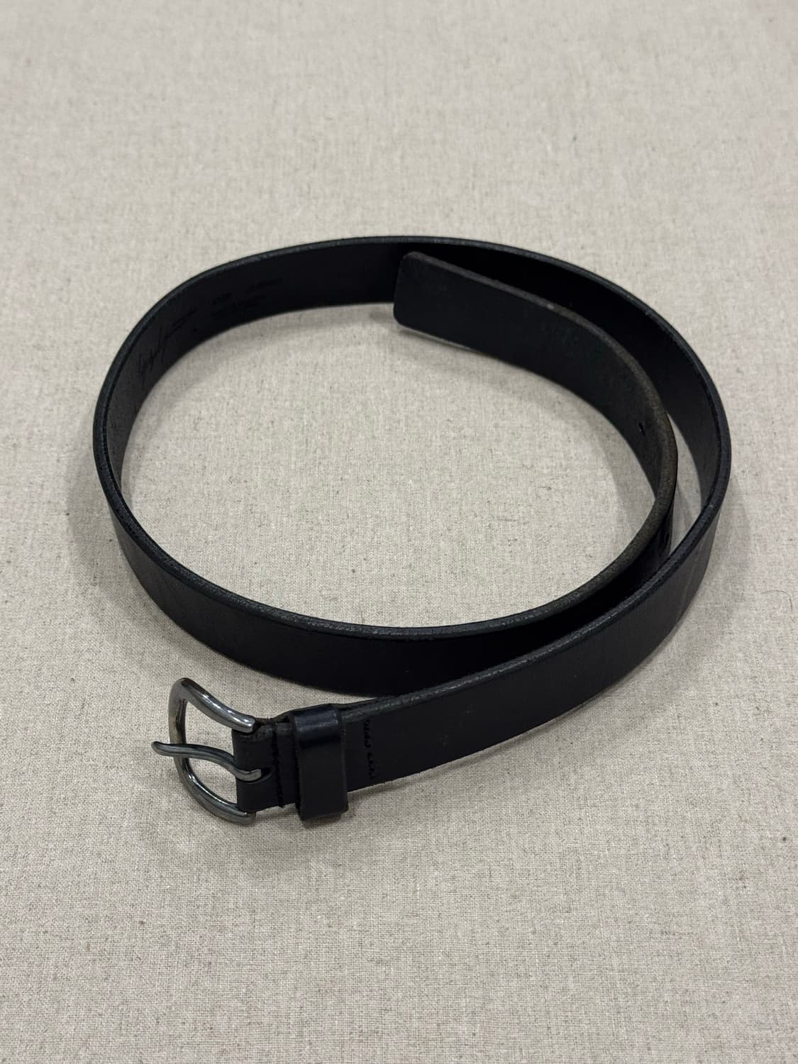 요지야마모토 레더 벨트 상품이미지2