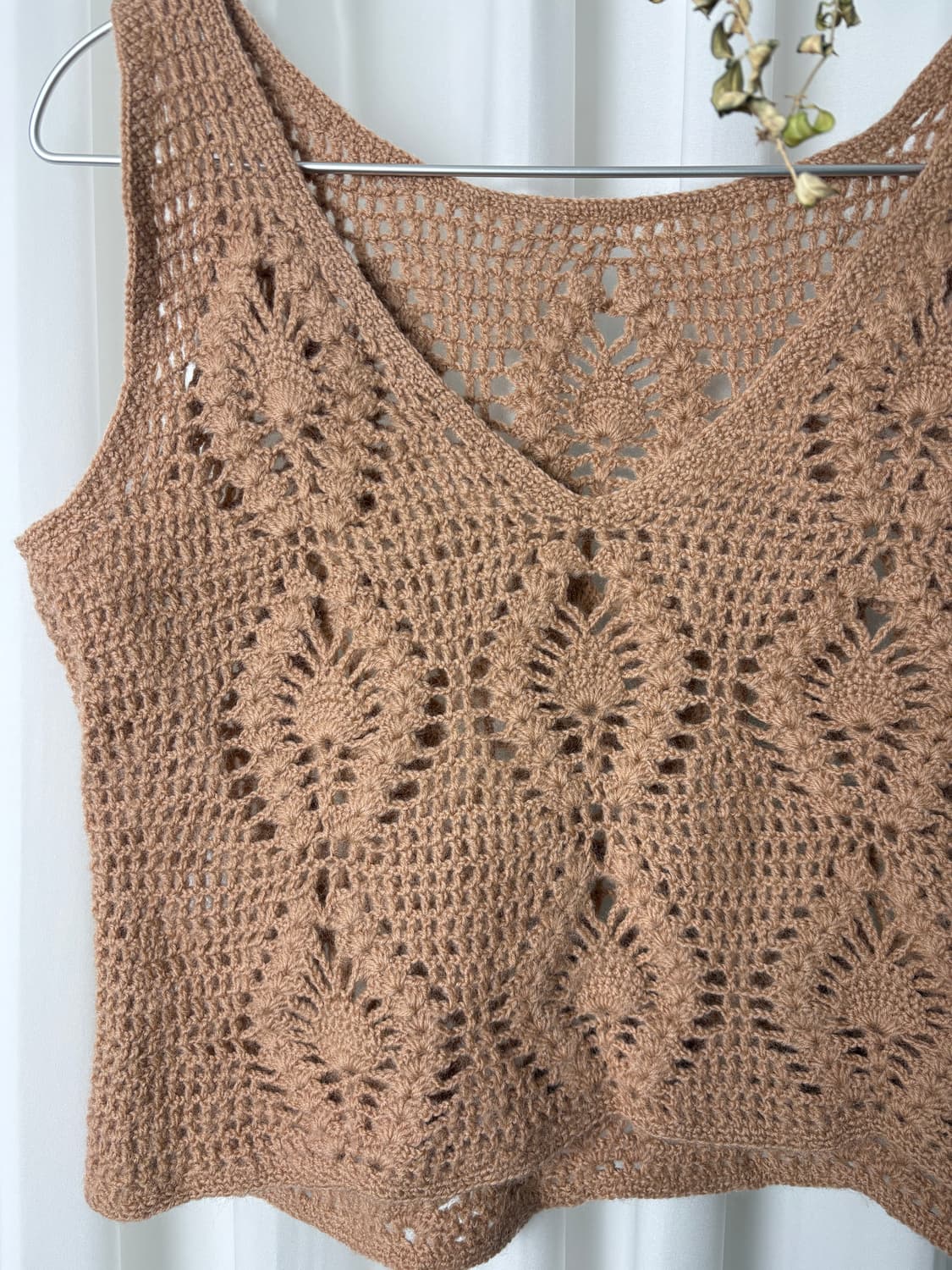 살구빛 노을 니트 베스트 상품이미지5