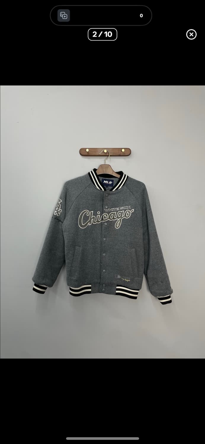 MLB 시카고 화이트삭스 울 바시티 스타디움자켓 A3165 상품이미지2