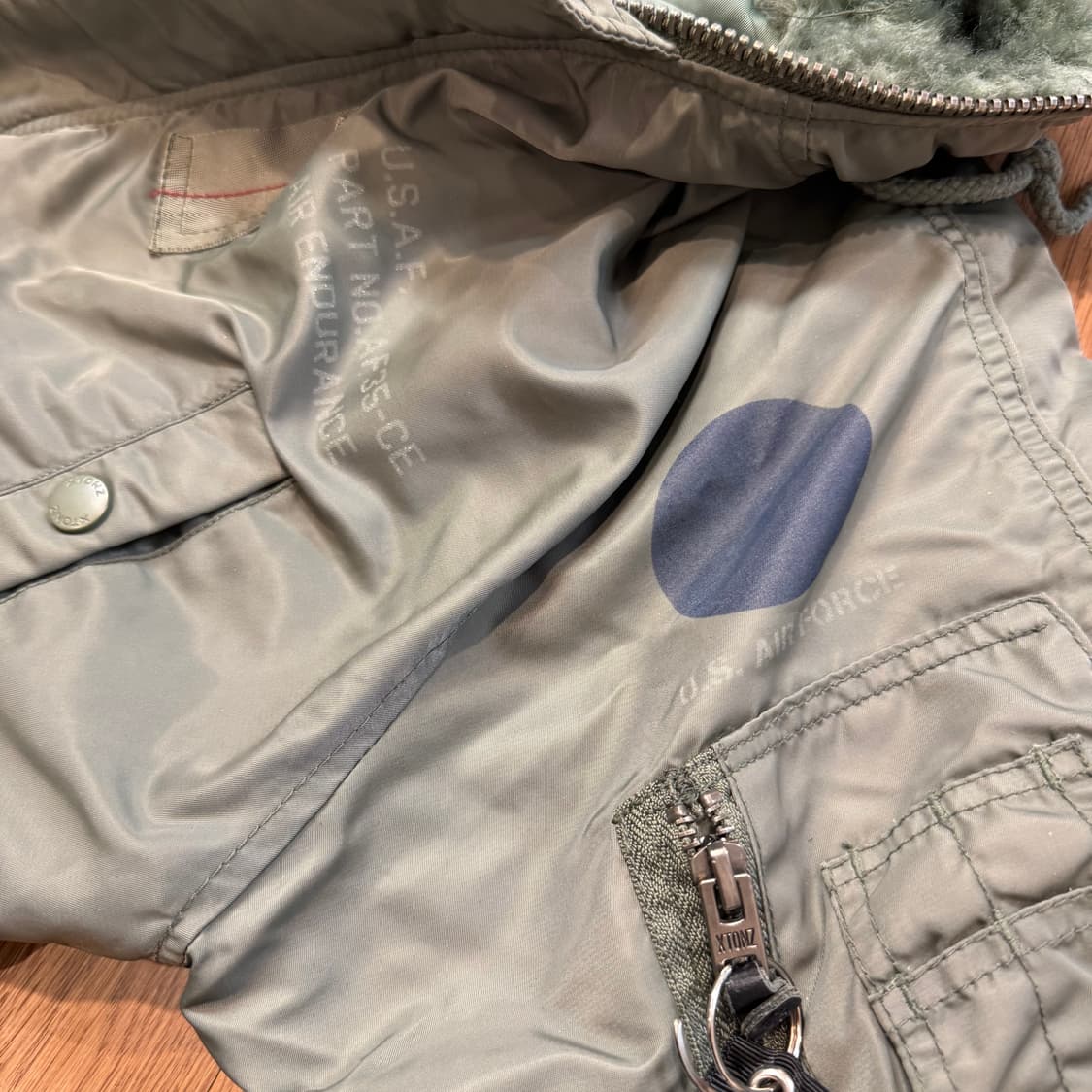  엑스톤즈 N3B 항공 야상 점퍼  상품이미지6