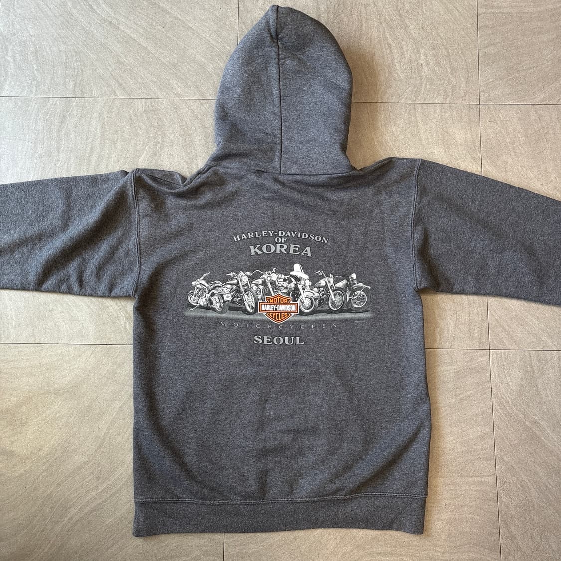 할리데이비슨 정품 그레이 후디티 상품이미지9