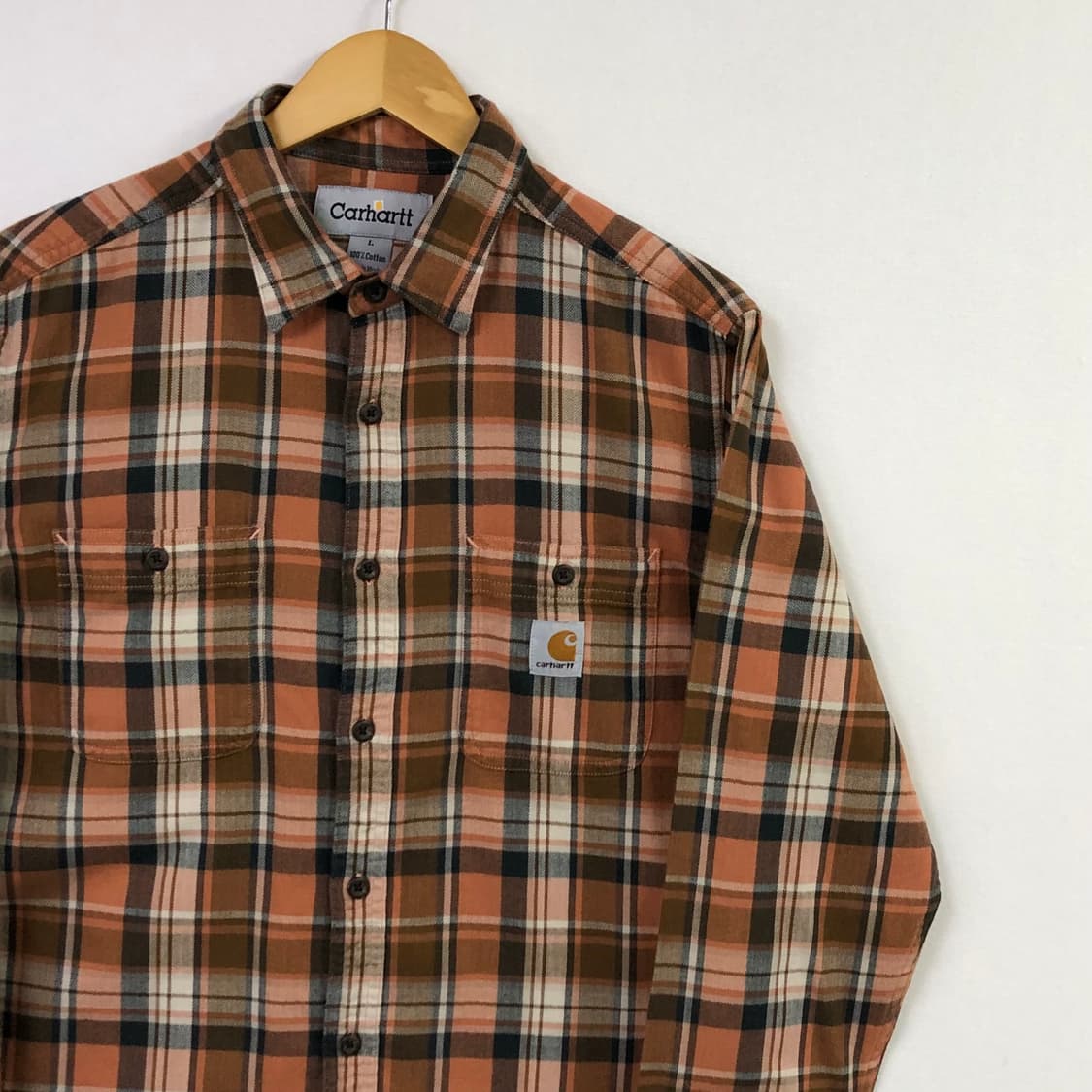 L 칼하트 체크 워크 셔츠 상품이미지1