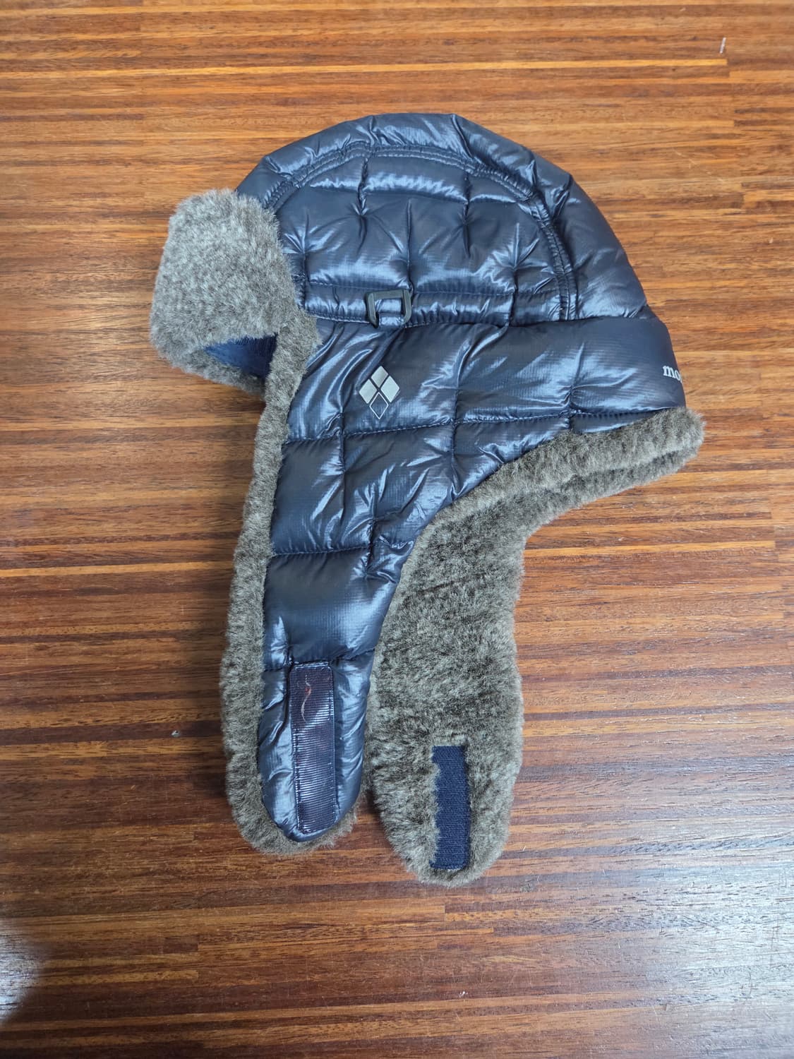 몽벨 구스다운 트루퍼 귀달이 플리스 패딩모자 m 상품이미지8