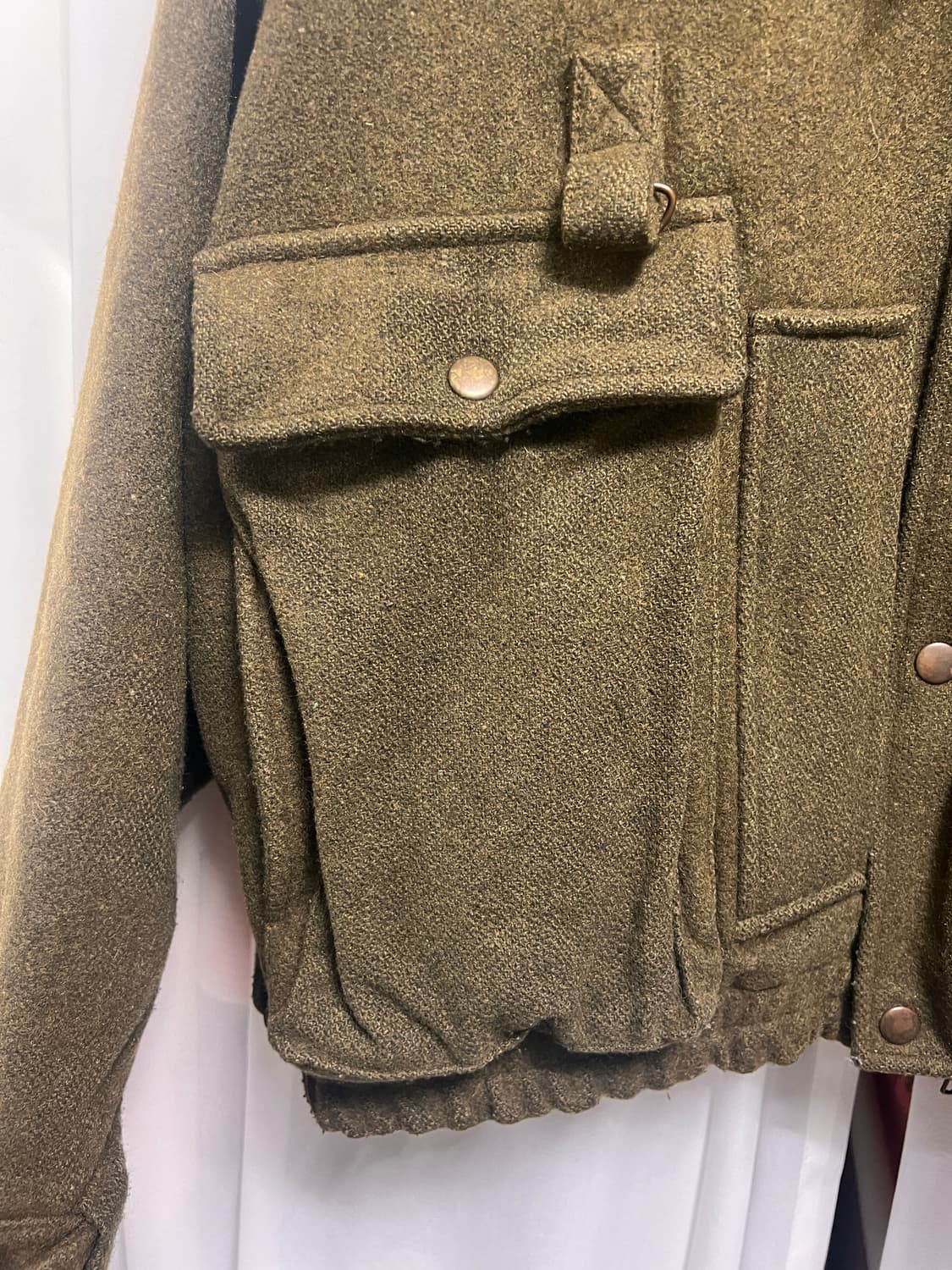 90s polo wool wading jacket L (100추천) 상품이미지4