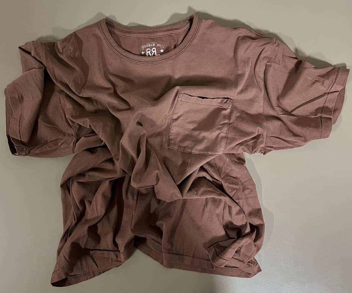 RRL 가먼트다이 티셔츠 상품이미지1