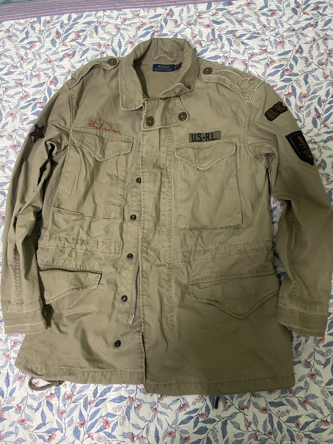 폴로 랄프로렌 자수 야상 s 상품이미지1