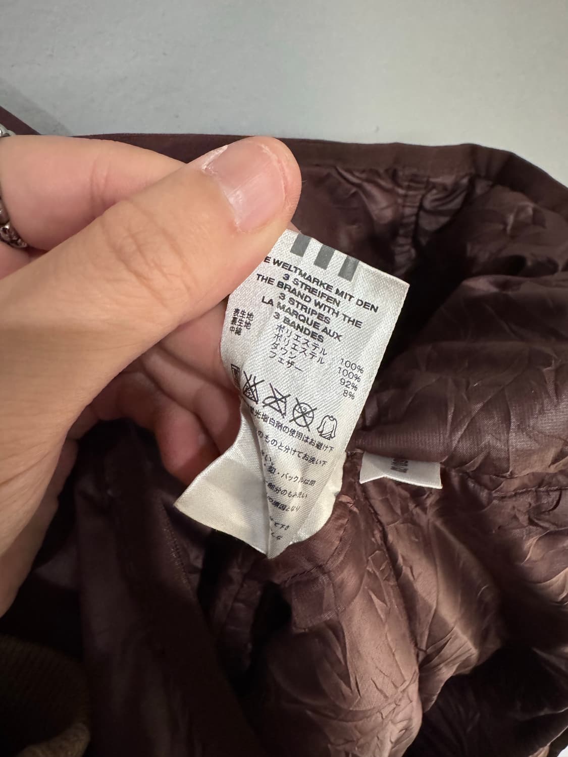 아디다스 버건디 라이트 후드 푸퍼자켓  상품이미지7