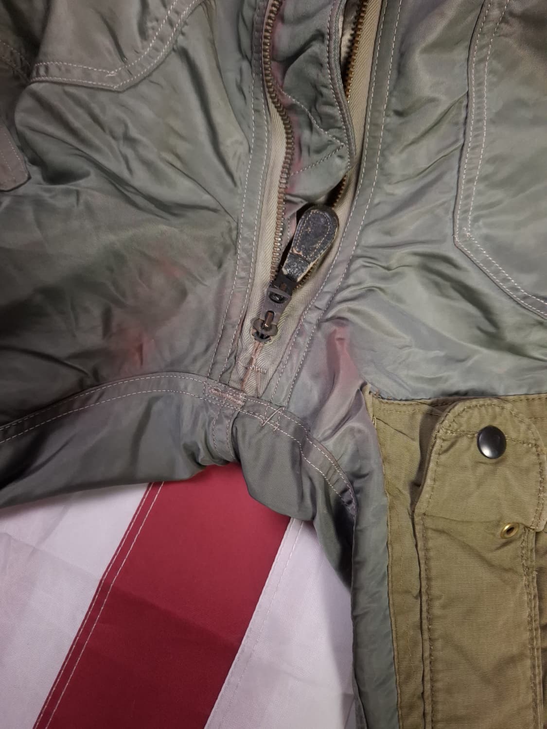 오리지날 50's 미공군 블랙라벨 CWU-1/P 항공 커버올 상품이미지4