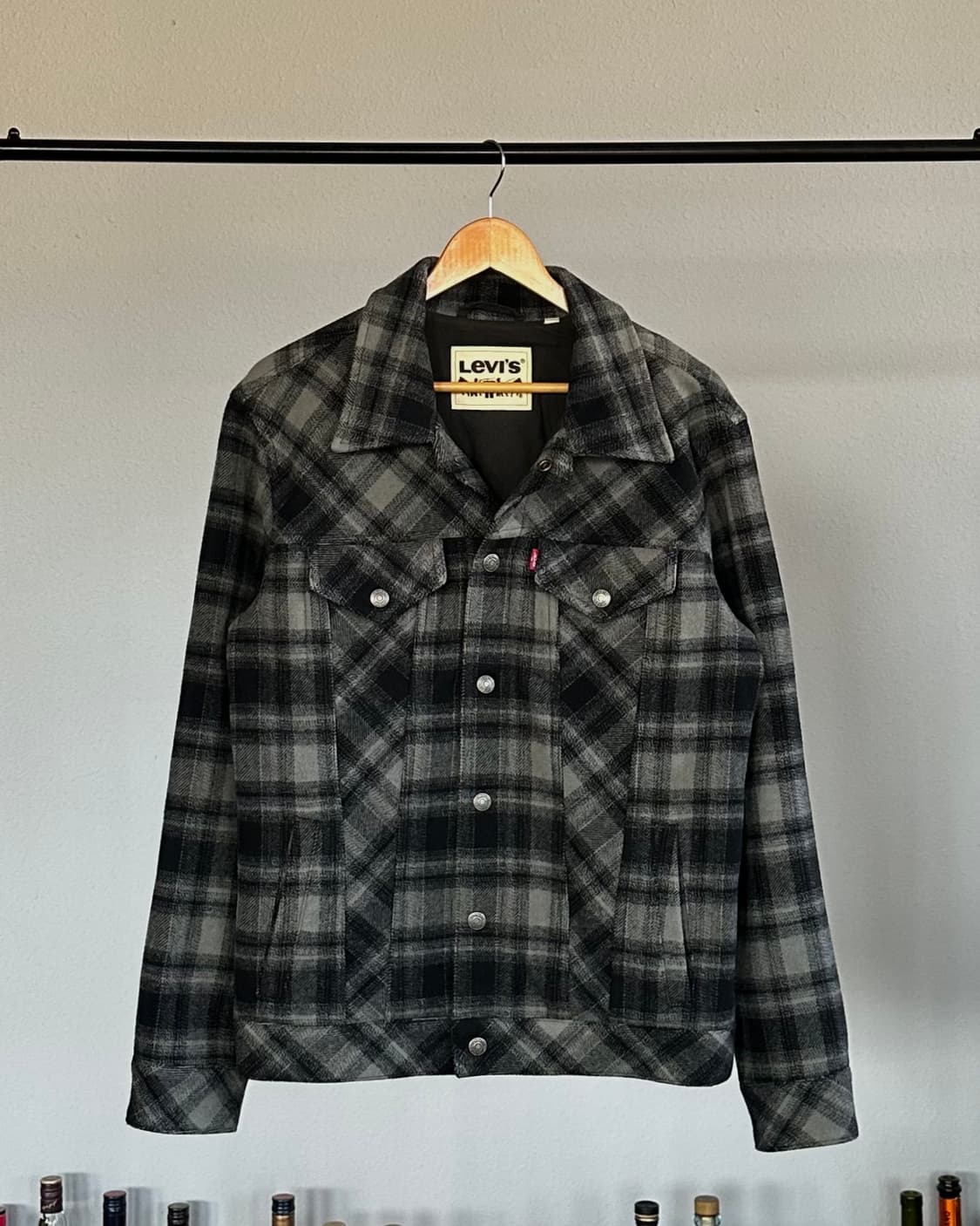 [M]리바이스 플란넬 체크 울 트러커 자켓 상품이미지1