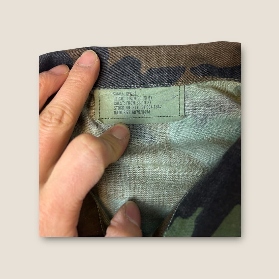 O093 미군 우드랜드 카모 BDU 셔츠 & 팬츠 세트 상품이미지3