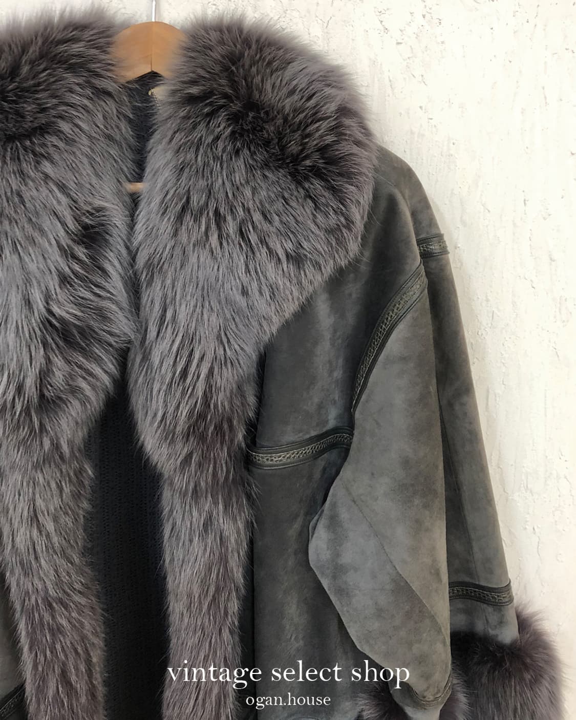 vintage eco fur mustang coat 상품이미지3
