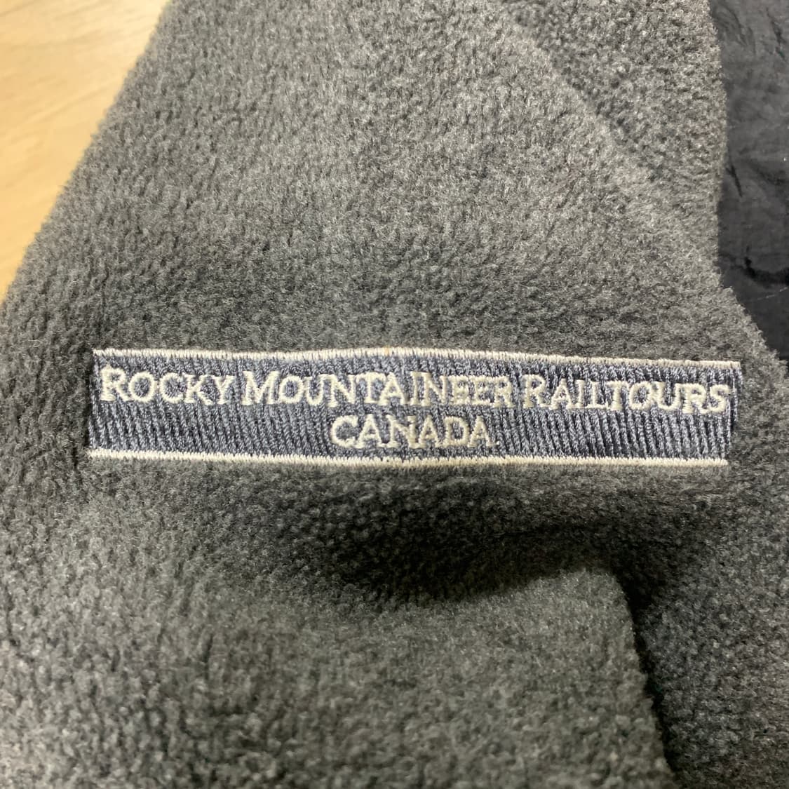 M-100)록키산맥 레일투어 빈티지 후리스 상품이미지5