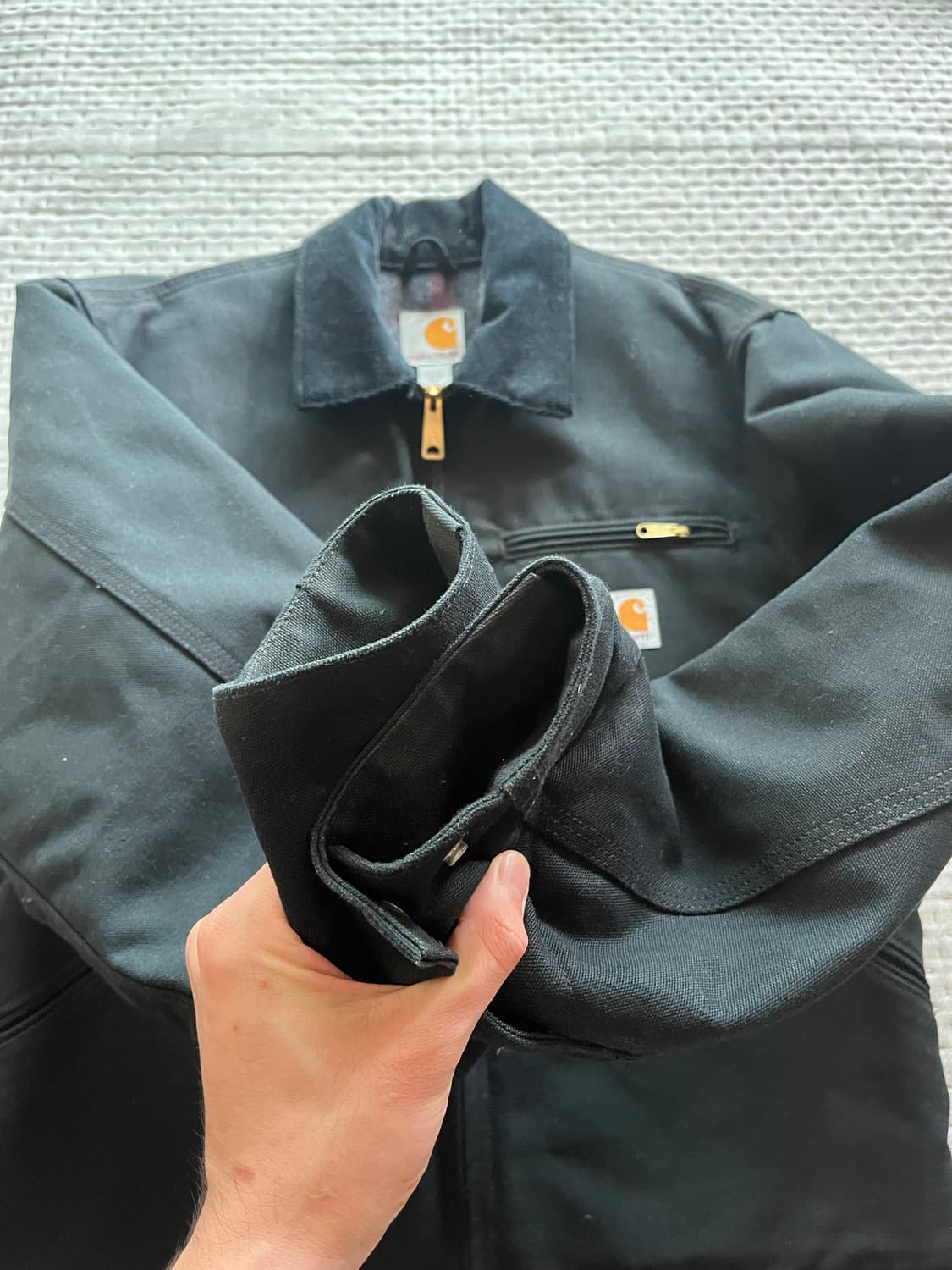 [S] 칼하트 디트로이트 자켓 블랙 j001 상품이미지3