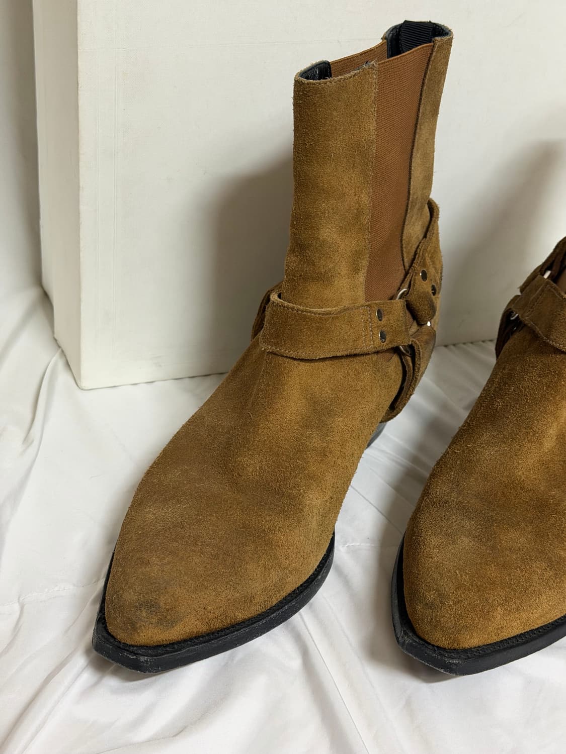 셀린느 스웨이드 모터사이클 앵클 부츠 상품이미지2