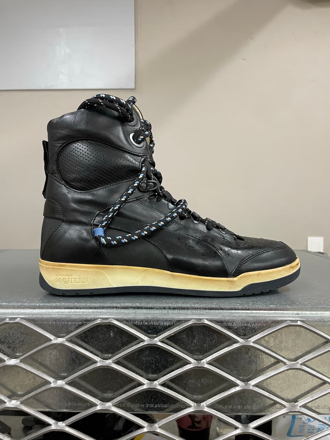 푸마 X 알렉산더 맥퀸 하이탑 블랙 us9 (gr-4178) 상품이미지4