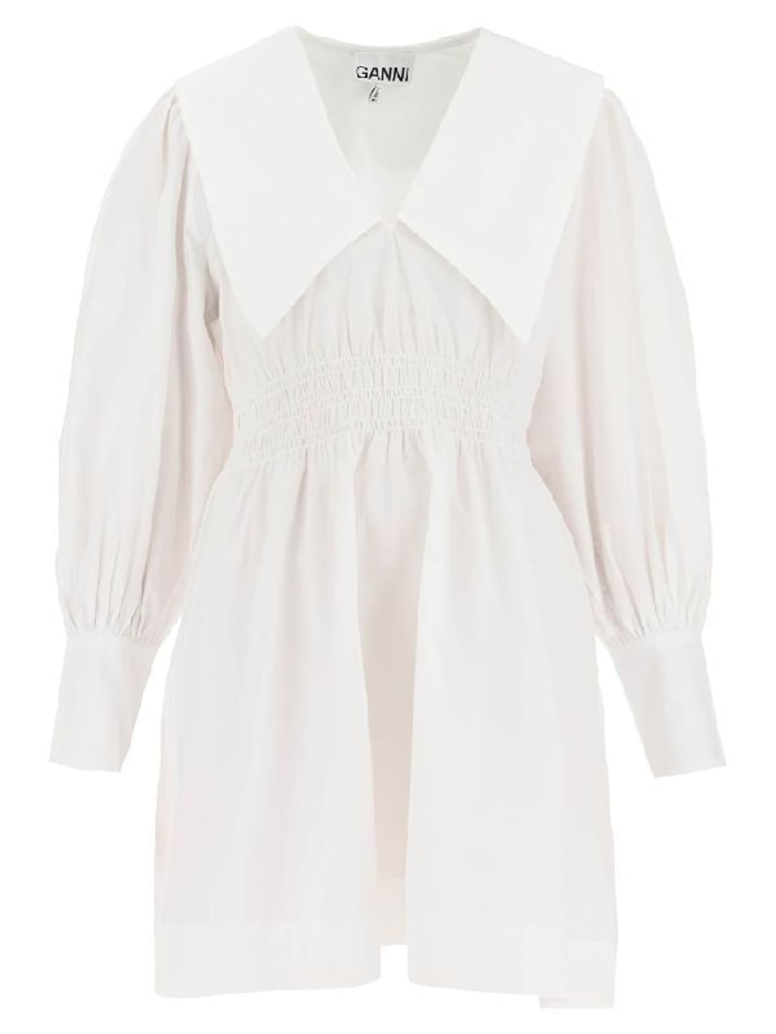 가니 포플린 화이트 원피스 상품이미지5