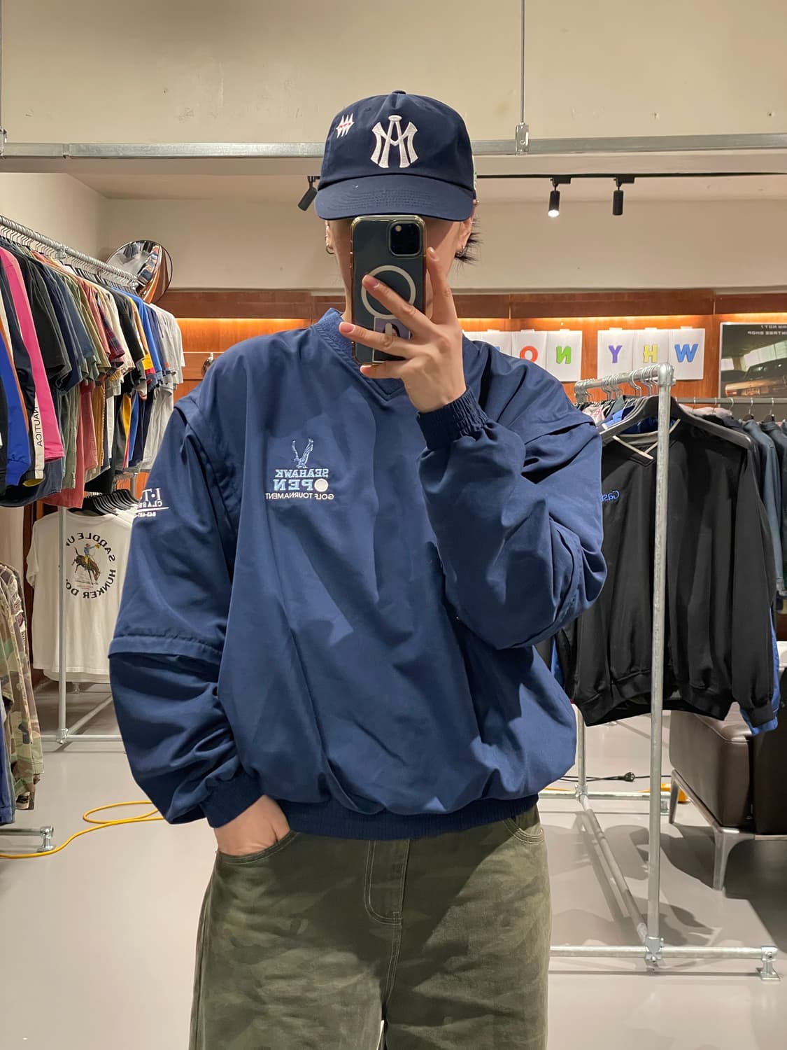 빈티지 3 in 1 바람막이 웜업   상품이미지1