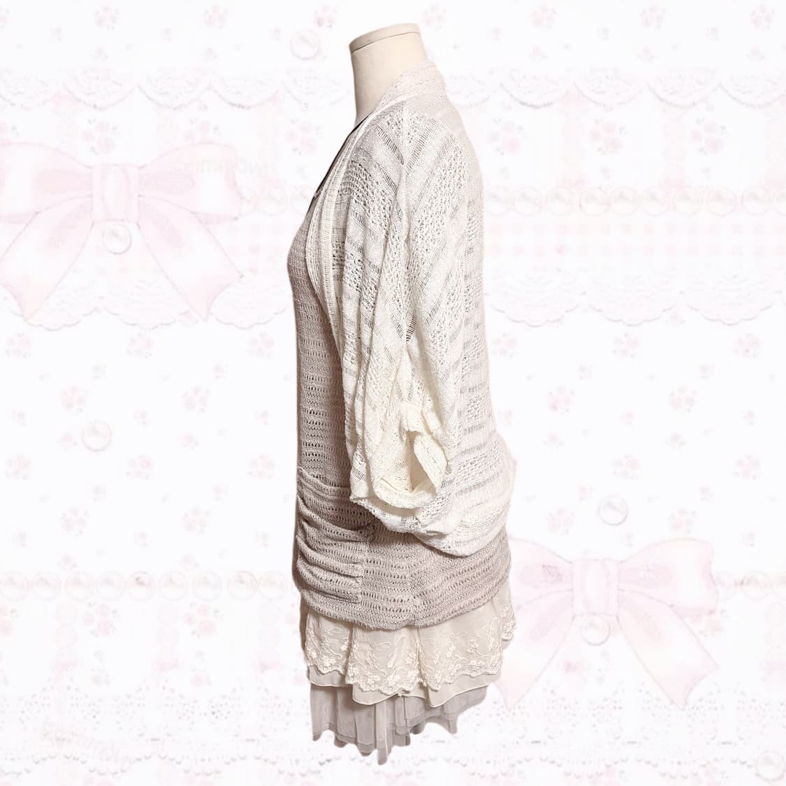 코코모리 라떼갸루 페어리 천사 핀터깔 샤스커트 레이어드 코디세트 상품이미지2