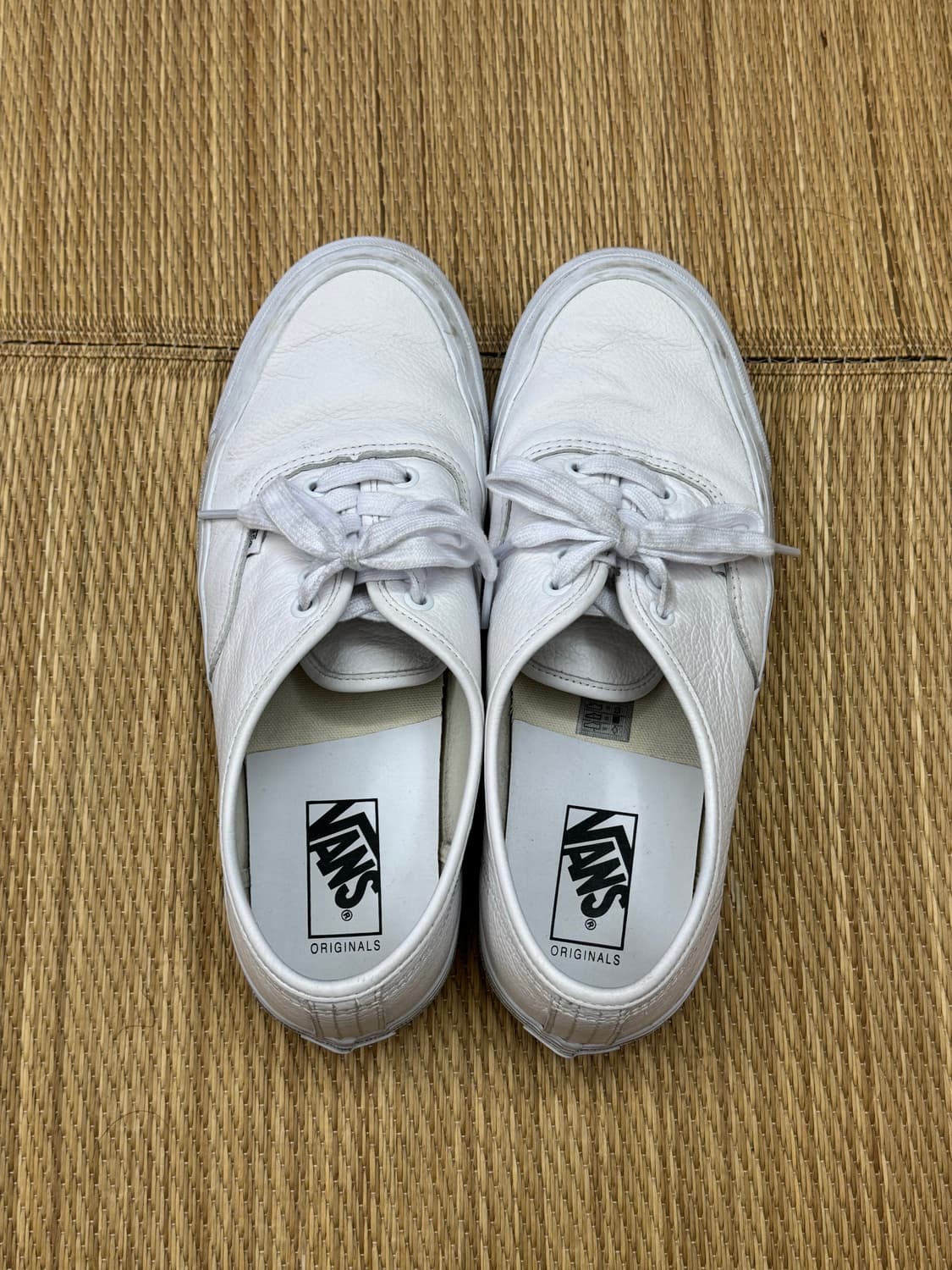 반스 볼트 어센틱 레더 화이트 275 상품이미지3