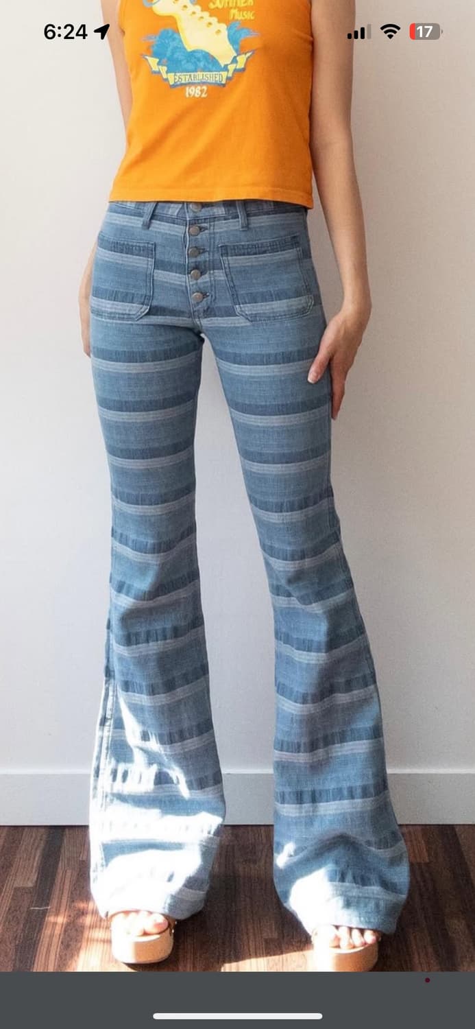 wrangler 일제 버튼플라이 부츠컷 데님 상품이미지2