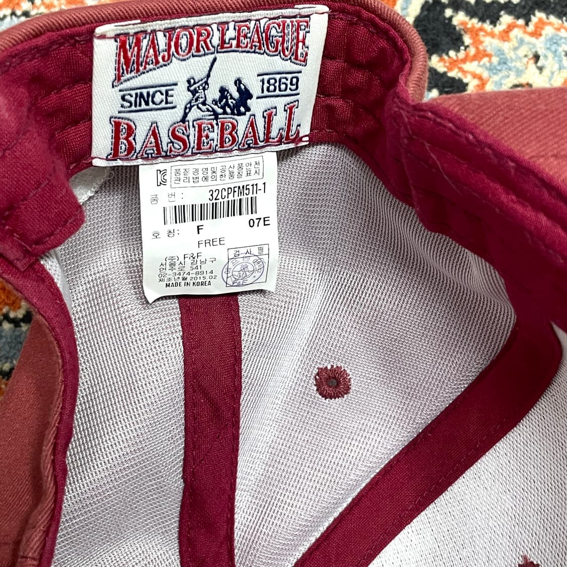  MLB LA로고 파스텔레드 스냅백 FREE 상품이미지3