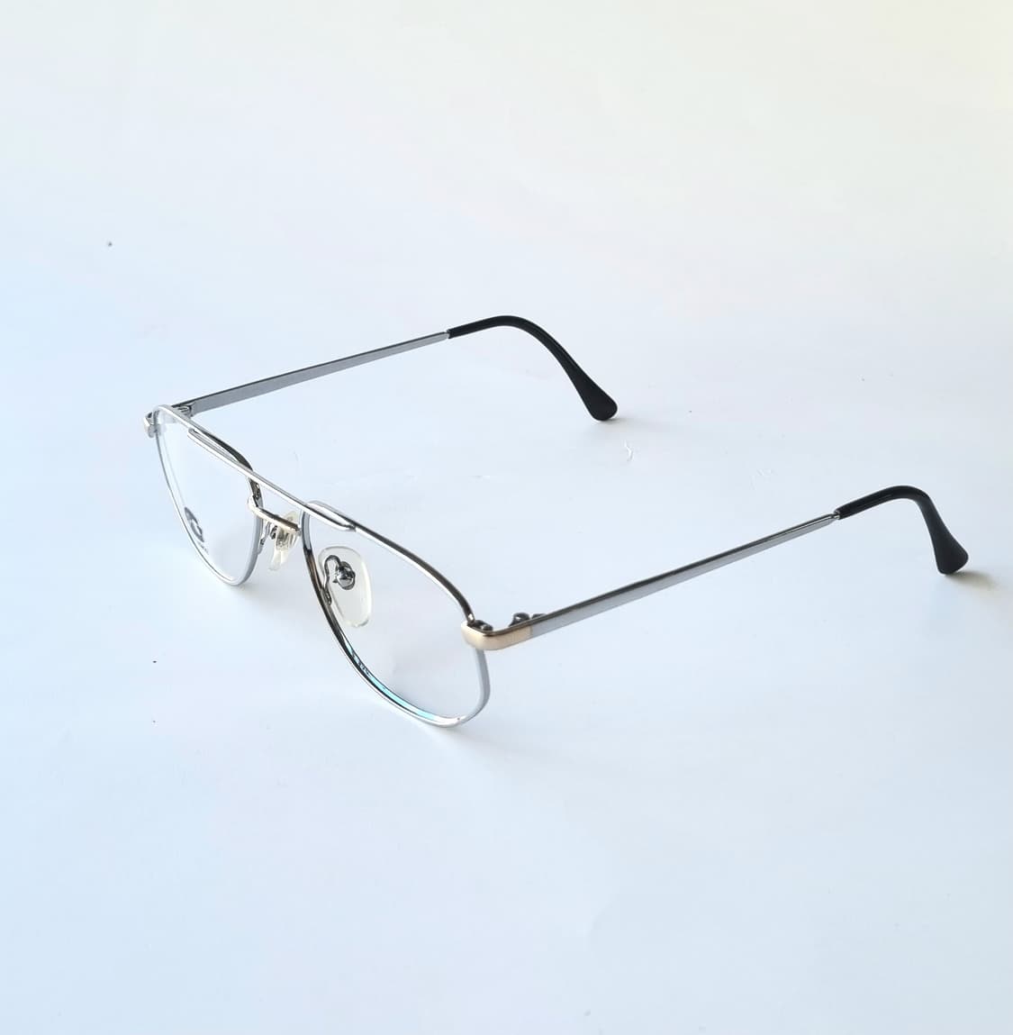 데드스탁 빈티지 실버 투브릿지 에비에이터 안경테 757 상품이미지3