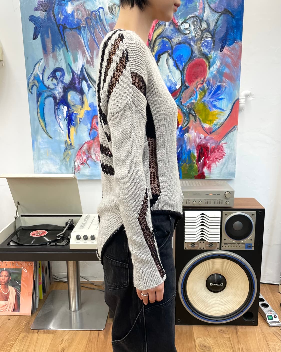 [S] 헬무트랭 시스루 언발 니트 상품이미지7