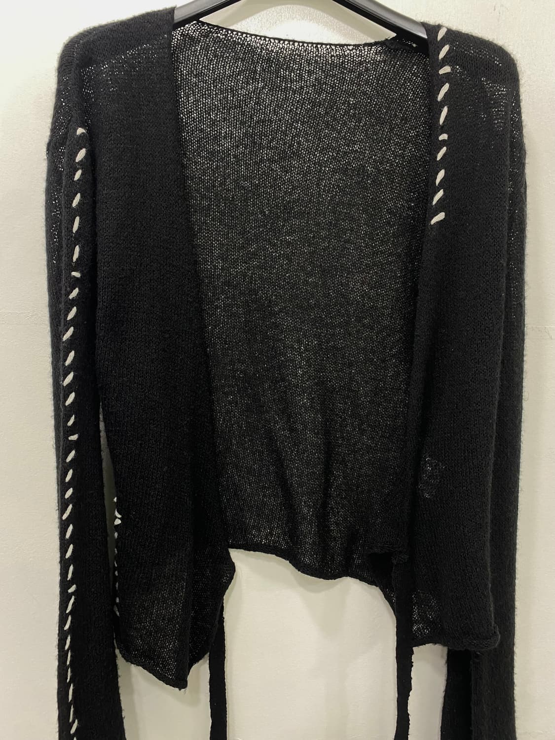 마뗑킴 랩 가디건 블랙 F 상품이미지6