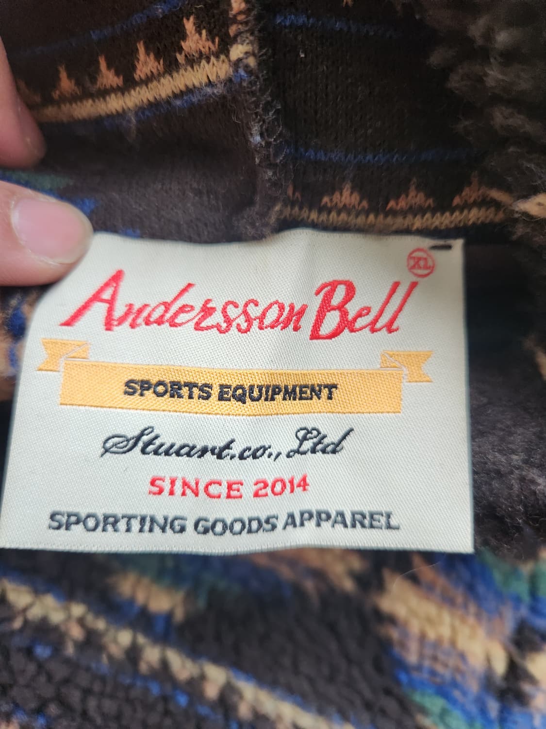 앤더슨벨 산티버 브러쉬 플리스 후디 XL 상품이미지3